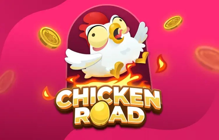 Chicken Road slot logo by InOut at Ozoon CasinoChicken Road