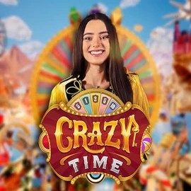 Crazy Time by Evolution, showcased at ozooncasino.eu – game logo