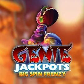 Jackpots logo of Genie Jackpots: Big Spin Frenzy from Blueprint Gaming at Ozoon Casino