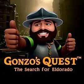 Logo of Gonzo's Quest from NetEnt at Ozoon Casino