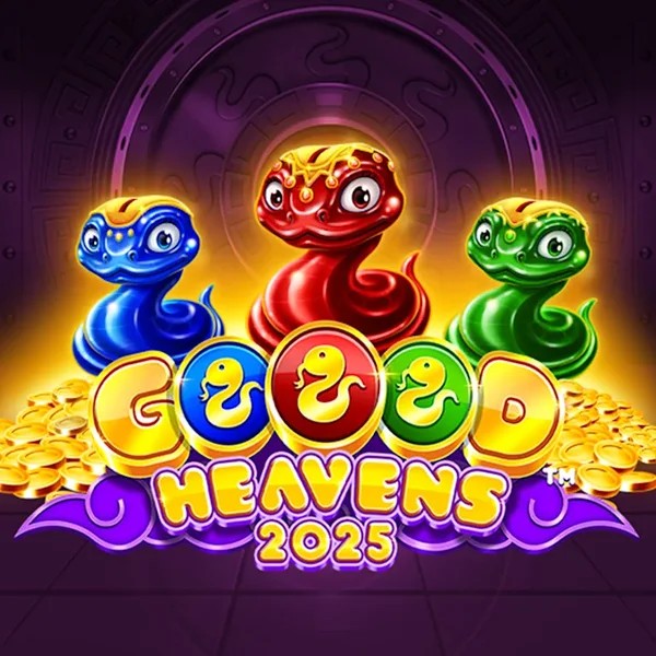 Goood Heavens slot logo by Rarestone Gaming at Ozoon CasinoGoood Heavens