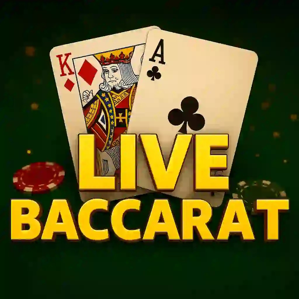 Live Baccarat slot logo by Pragmatic Live at Ozoon CasinoLive Baccarat