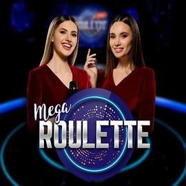 Mega Roulette logo by Pragmatic Play at Ozoon Casino
