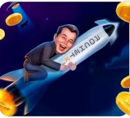 Rocket X slot logo by 1win Games at Ozoon CasinoRocket X