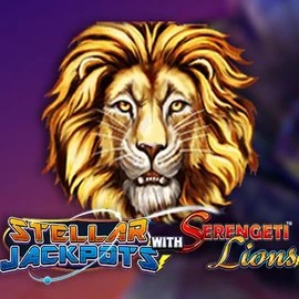 Stellar Jackpots with Serengeti Lions by Lightning Box Game, showcased at ozooncasino.eu – game logo