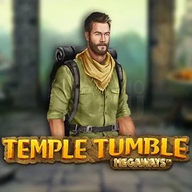 Temple Tumble Megaways slot logo by Relax Gaming at Ozoon CasinoTemple Tumble Megaways